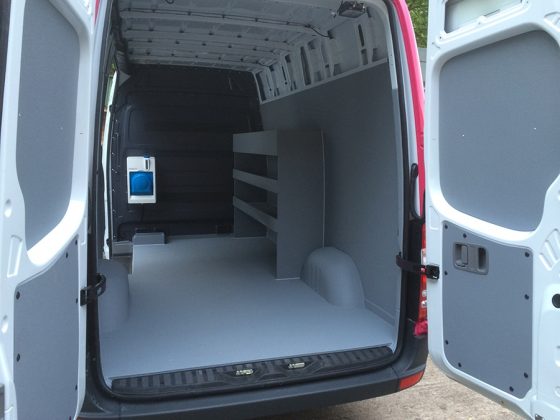 Professionally applied Spray on Van Lining LINE X UK