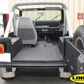 Jeep Wrangler with LINE-X load liner
