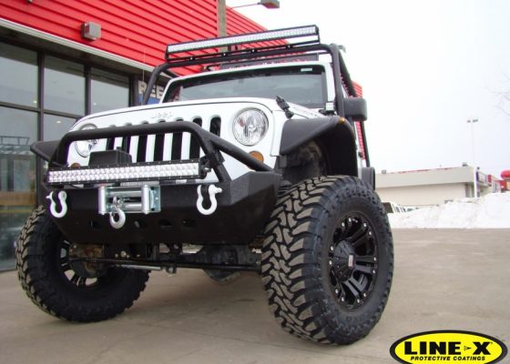 Jeep with LINE-X Accessories