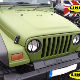 Jeep with full LINE-X body