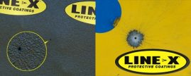 LINE-X Spall Liner Plates close up