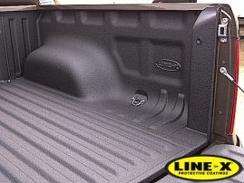 VW Amarok with LINE-X Under the Rail Bed liner