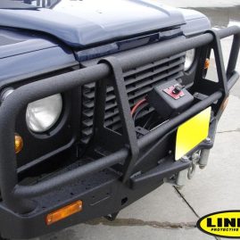 Land Cruiser bars bumpers roof lower Rockers-LINE-X coated