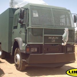 MAN Army Trucks with LINE-X