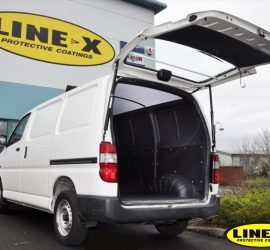 Toyota Hiace Van with LINE-X van liner
