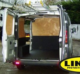 Window cleaning van with LINE-X waterproof seal 2