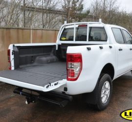 Ford Ranger with LINE_X UNder the Rail