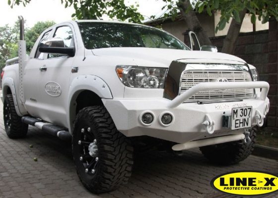 fully encapsulated LINE-X Truck