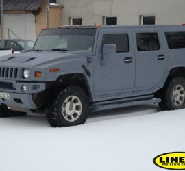 Hummer 2 with LINE-X body