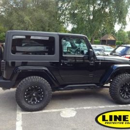 jeep with LINE-X roof