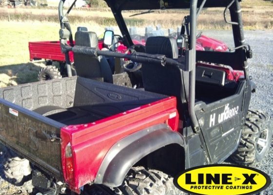 quad load area protected with LINE-X