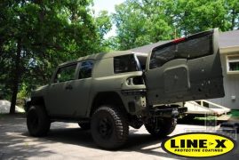 toyota Land Cruiser - LINE-X body