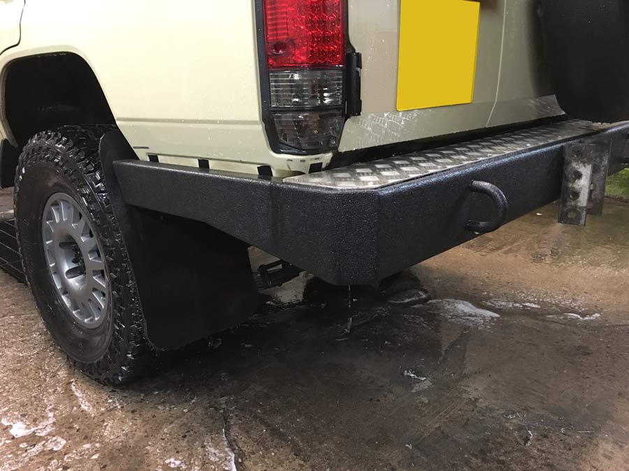 Custom Built Bespoke Bumper for a Landcruiser