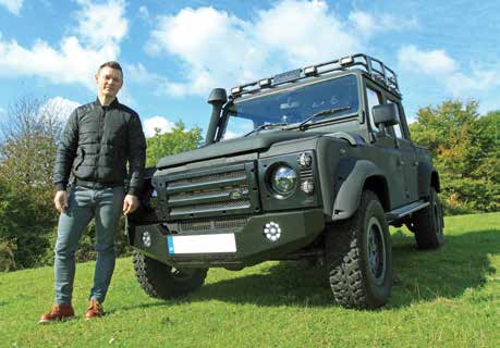 Richard Jones with LINE-X Land Rover - Picture Copyright Hils Everitt